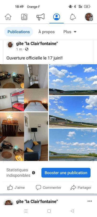 La Clair'Fontaine Apartman Clairvaux Kültér fotó